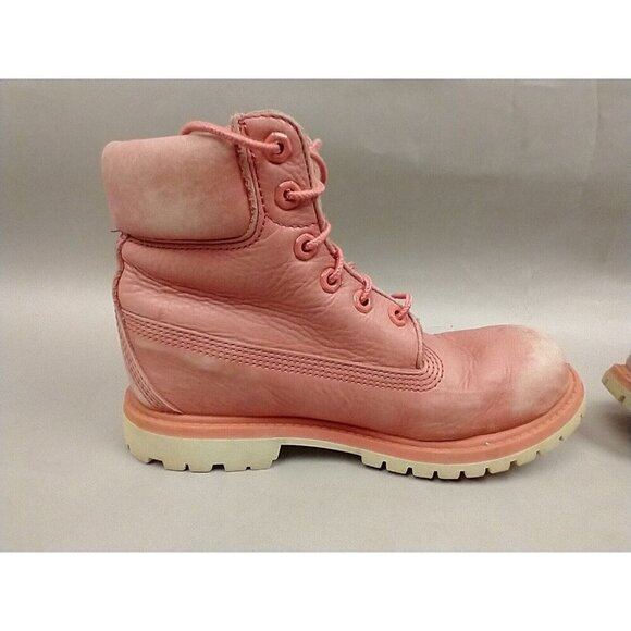 Pink Lace-Up Ankle Boots - Picture 6 of 16